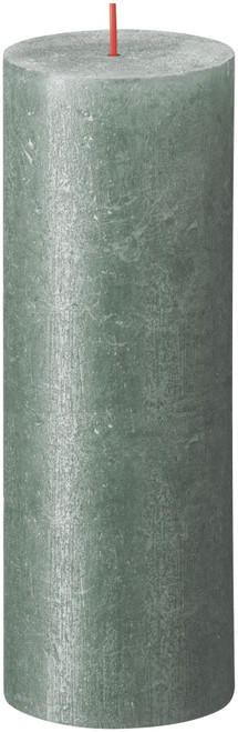 Blue Bolsius Rustic Shimmer Metallic Candle (190 x 68mm)