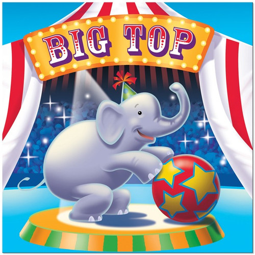 Big Top Circus Party Napkins Big Top Circus Party Napkins