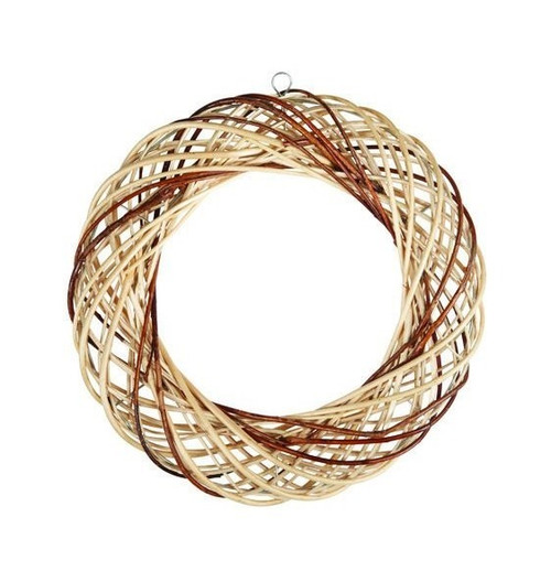 Natural Willow Wreath (40cm) Natural Willow Wreath (40cm)