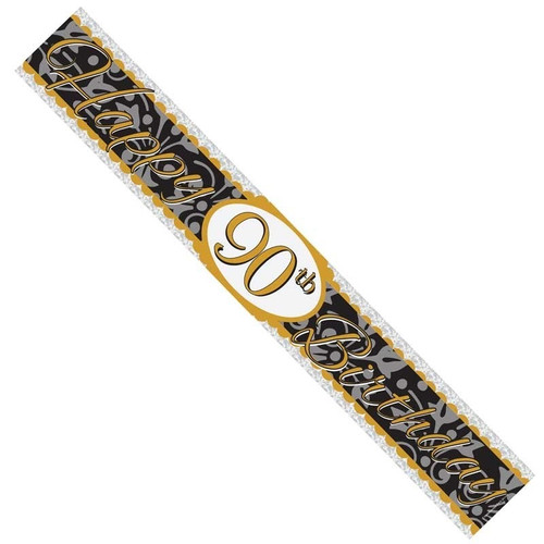 Unisex 90th Birthday Banner 