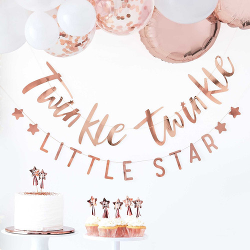 Twinkle Twink Rose Gold Bunting 