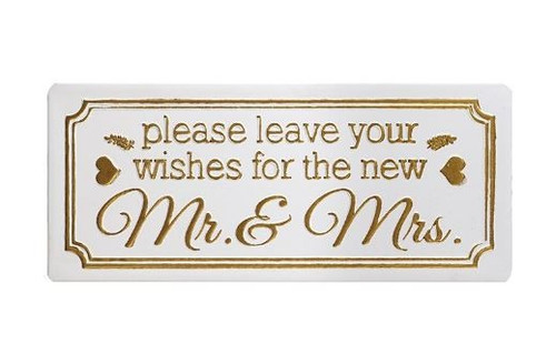 Wishes For Mr & Mrs Metal Sign Wishes For Mr & Mrs Metal Sign