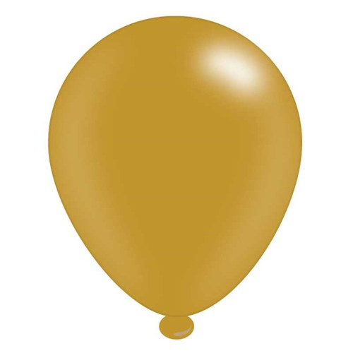 Gold Latex Balloons  (6pks Of 8 Balloons)