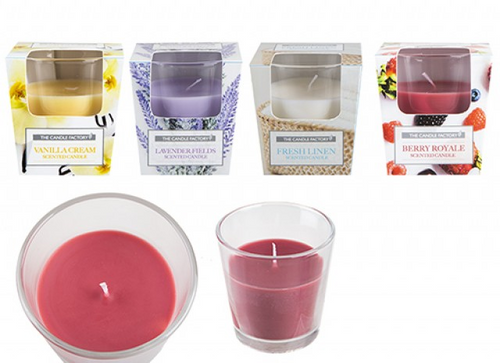 Fragrant Glass Cup Candle (Assorted)