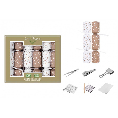 6 Mini Eco Star Crackers (8.5 inch) 6 Mini Eco Star Crackers (8.5 inch)