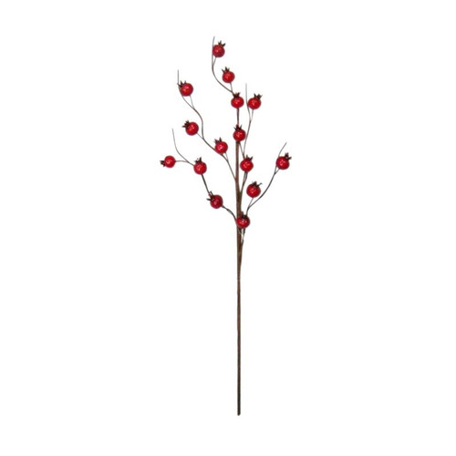 Red Berry Branch x 15 Berries 50cm (36/432)