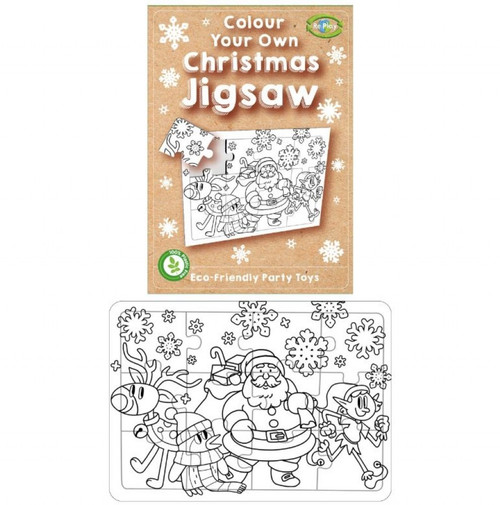 Colour Your Own Christmas Jigsaw 
