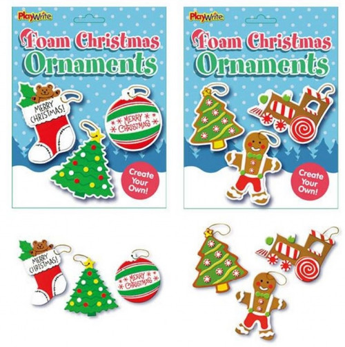 Make Your Own Christmas Foam Ornaments (Assorted) Make Your Own Christmas Foam Ornaments (Assorted)