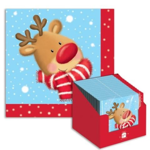 Reindeer Napkins (Pack of 20) Reindeer Napkins (Pack of 20)