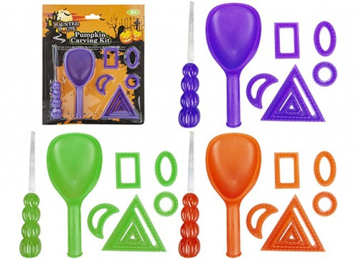 Assorted 9 Piece Pumpkin Carving Set