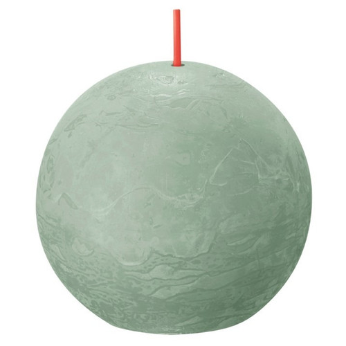 Jade Green Bolsius Rustic Shine Ball Candle (76mm) Jade Green Bolsius Rustic Shine Ball Candle (76mm)
