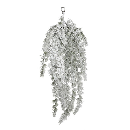 Snowy Spruce Hanging Bush (H90cm)