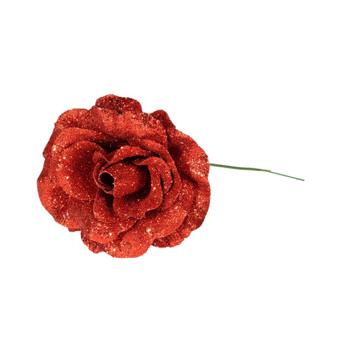 Red Glitter Rose (Dia21cm)