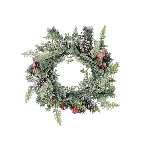 Red Berry & Cone Wreath (Dia50cm) Red Berry & Cone Wreath (Dia50cm)
