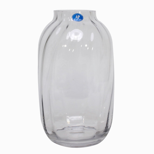 Glass Optic Vase (25cm) Glass Optic Vase (25cm)