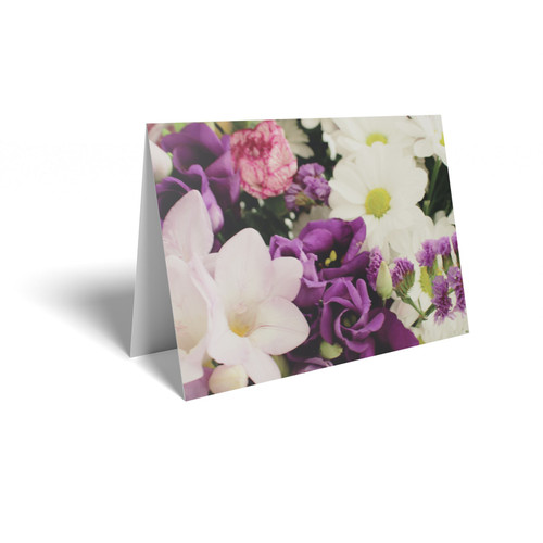 Mixed Flowers Folded Card (pack of 25)