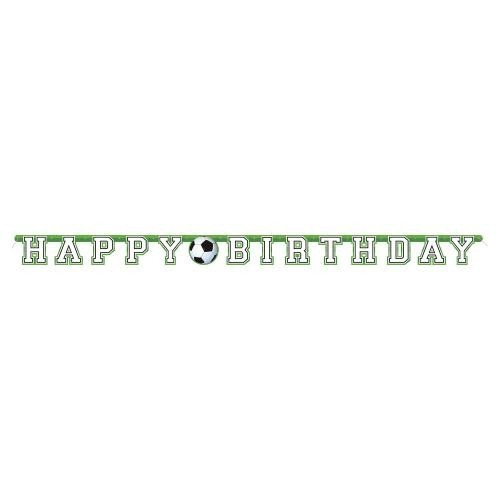 Jointed Happy Birthday Banner with stickers (7ft)