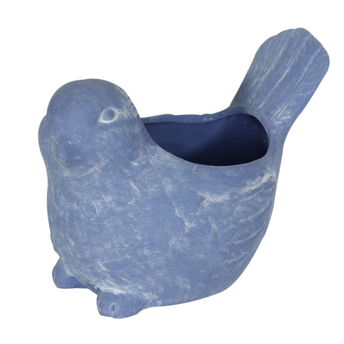 Purple Ceramic Bird Planter Purple Ceramic Bird Planter