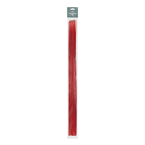 Red Paper Covered Wire (0.9mm x 50cm)