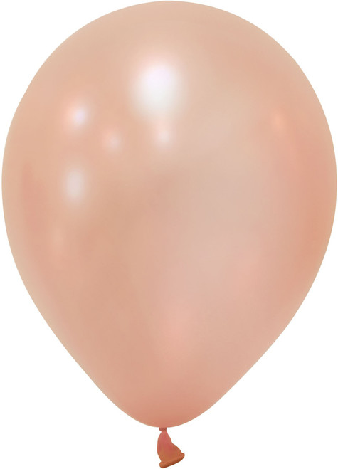 Rose Gold Metallic Latex Balloon - 12 inch (Pk 100) Rose Gold Metallic Latex Balloon - 12 inch (Pk 100)