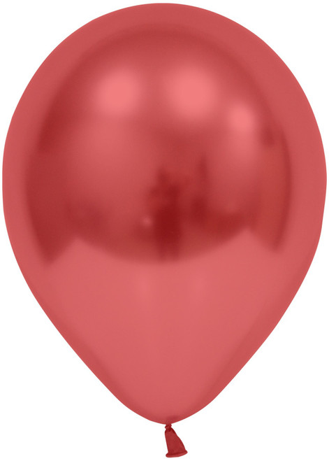 Red Chrome Latex Balloon - 12 inch (Pk 50) Red Chrome Latex Balloon - 12 inch (Pk 50)
