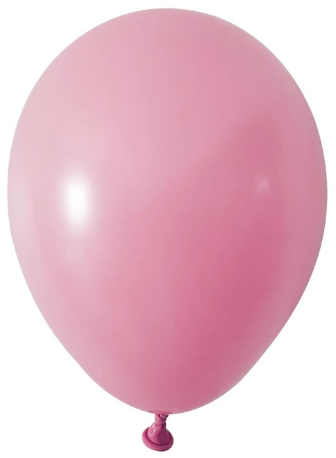 Pink Round Shape Latex Balloon - 5 inch (Pk 100)