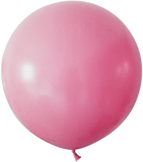 Pink Jumbo Latex Balloon - 24 inch (Pk 3) Pink Jumbo Latex Balloon - 24 inch (Pk 3)
