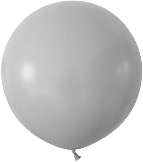 Grey Jumbo Latex Balloon - 24 inch (Pk 3) Grey Jumbo Latex Balloon - 24 inch (Pk 3)