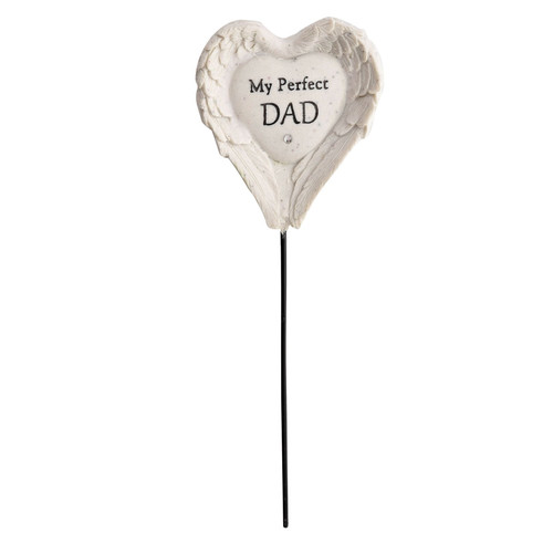 Graveside Angel Wings Stake - Dad Graveside Angel Wings Stake - Dad