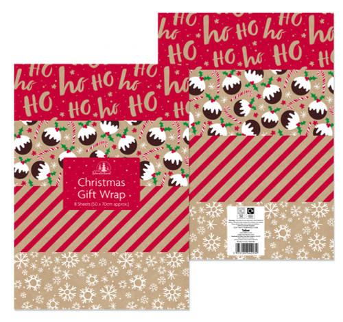 Christmas Gift Wrap Sheets 