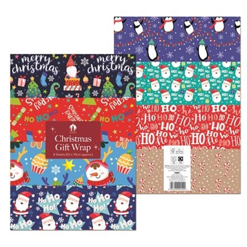 Christmas Novelty Gift Wrap Sheets Christmas Novelty Gift Wrap Sheets