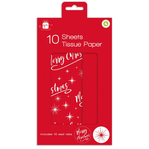 Christmas Tissue Paper (Pack of 10) 