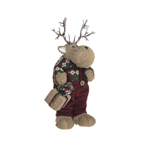 Christmas Mr Moose Figure (32cm)