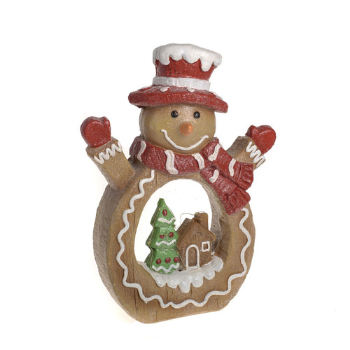 LED Magnesia Gingerbread Snowman Light 