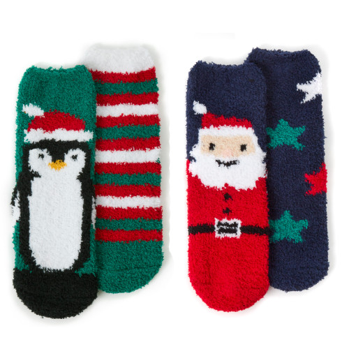 Kids Christmas Socks (Pack of 2) 