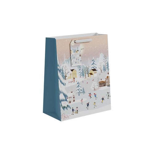 Skating Scene Gift Bag (Large) Skating Scene Gift Bag (Large)