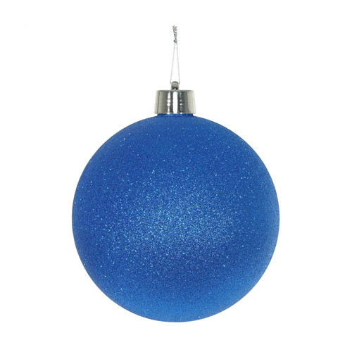 Blue Glitter Shatterproof Bauble (25cm) Blue Glitter Shatterproof Bauble (25cm)