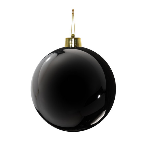 Black Shiny Shatterproof Bauble (25cm) Black Shiny Shatterproof Bauble (25cm)