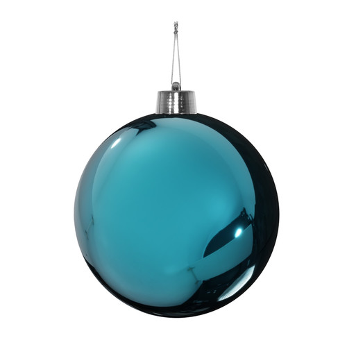 Turquoise Shiny Shatterproof Bauble (25cm) Turquoise Shiny Shatterproof Bauble (25cm)
