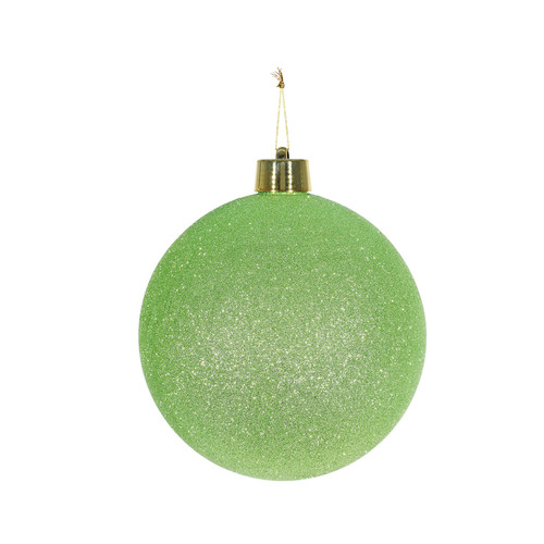 Green Glitter Shatterproof Bauble (15cm) Green Glitter Shatterproof Bauble (15cm)