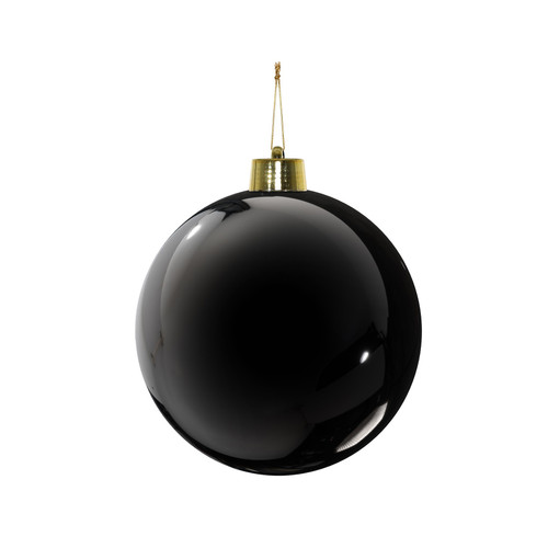 Black Shiny Shatterproof Bauble (15cm) Black Shiny Shatterproof Bauble (15cm)