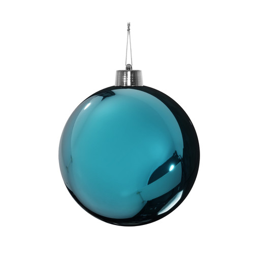 Turquoise Shiny Shatterproof Bauble (20cm) Turquoise Shiny Shatterproof Bauble (20cm)