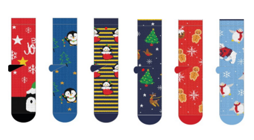 Kids 3 Pack Christmas Design Socks