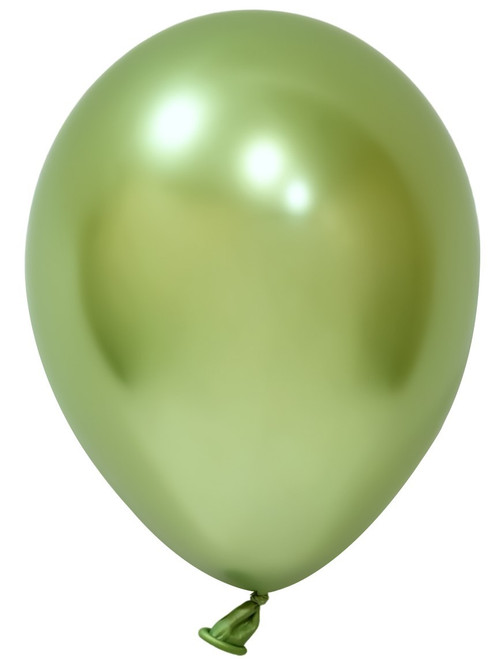 Light Green Chrome Latex Balloon 5inch (Pack of 100)