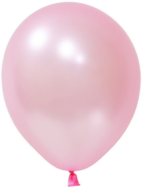 Pink Metallic Latex Balloon 10 inch (Pack of 100)
