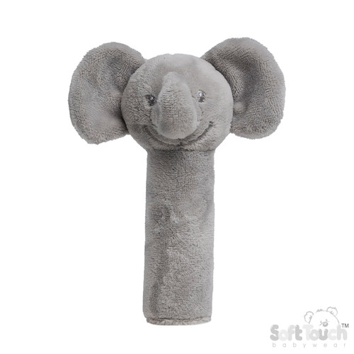 Grey Eco Recycled Elephant Squeaky Toy 