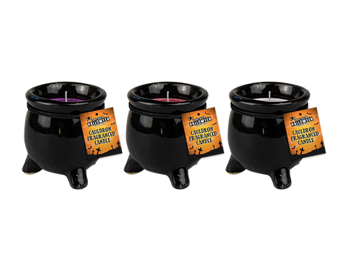 Halloween Cauldron Fragranced Candle (Assorted) Halloween Cauldron Fragranced Candle (Assorted)