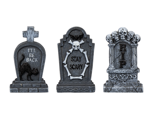 Halloween Cement Graveyard Decoration 14cm (Assorted)