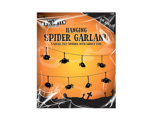 Hanging Spider Garland (1.5m)