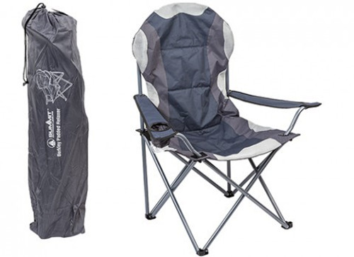 Summit Berkley Padded Relaxer High Back Chair - Slate Grey